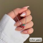 گردنبند توت فرنگی سه بعدی - Image 4
